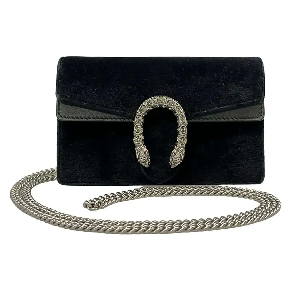 Gucci Dionysus Shoulder Bag 476432 Velour Leather